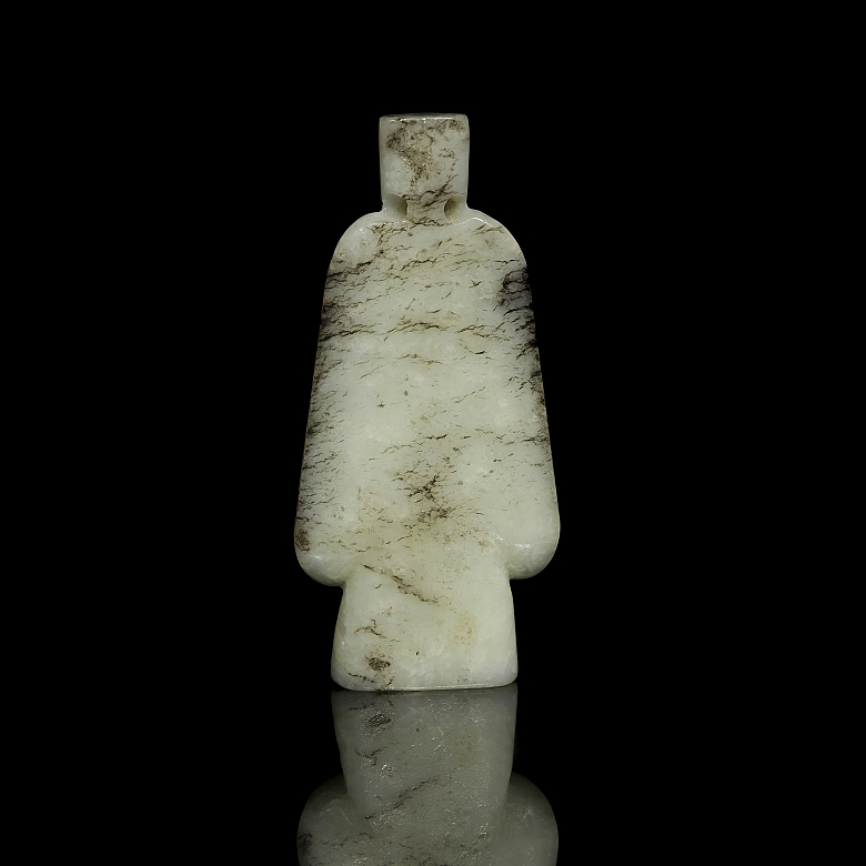 Colgante de jade blanco 