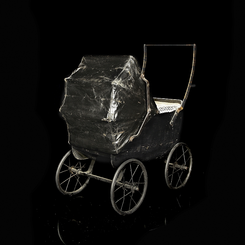Carrito de paseo para muñeca, España, c.1900-1915