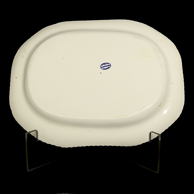 Cobalt blue tray ‘Tower’, Copeland Spode's, early 20th century - 2