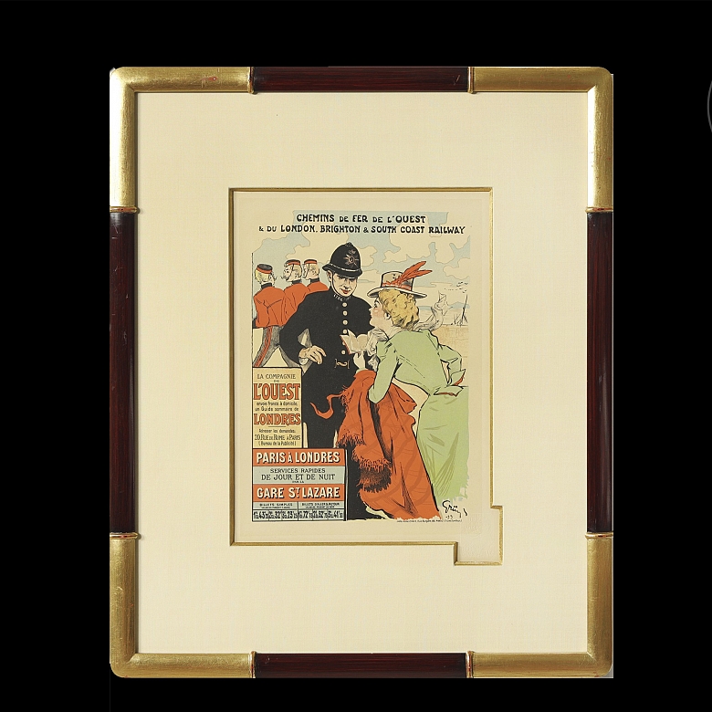 朱尔斯·亚历山大·格伦（1868-1934）《西伦敦》，1899年