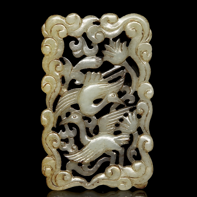 Small Liao-Jin style jade plaque - 3