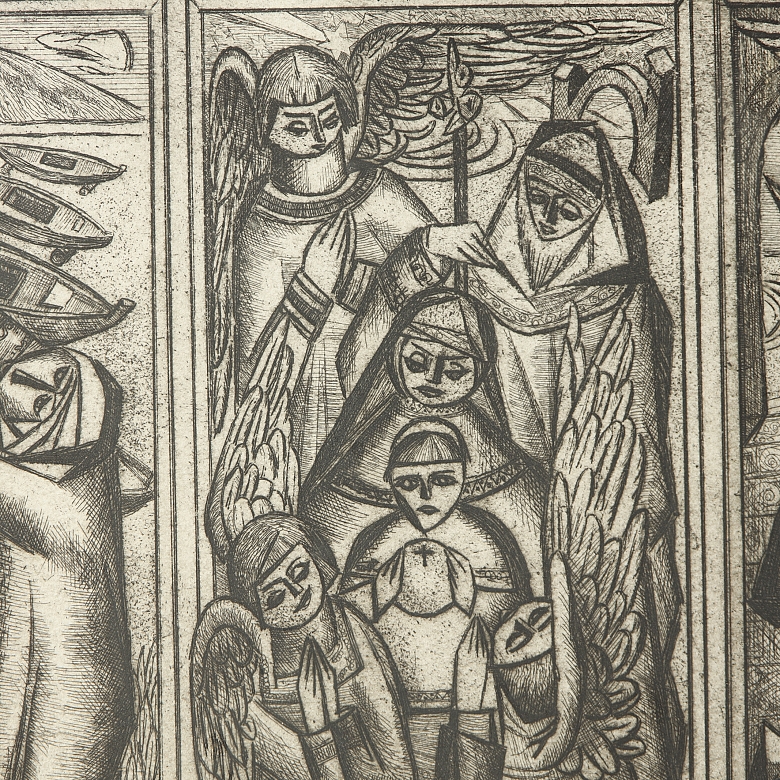 Vicente Castellano Giner (1927–2014) ‘Religious scenes’ - 1