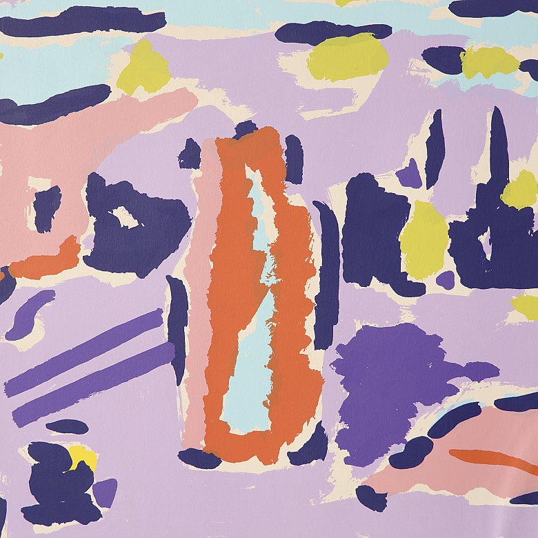 Juan Antonio Aguirre (1945-2016)  'Abstract composition' - 1