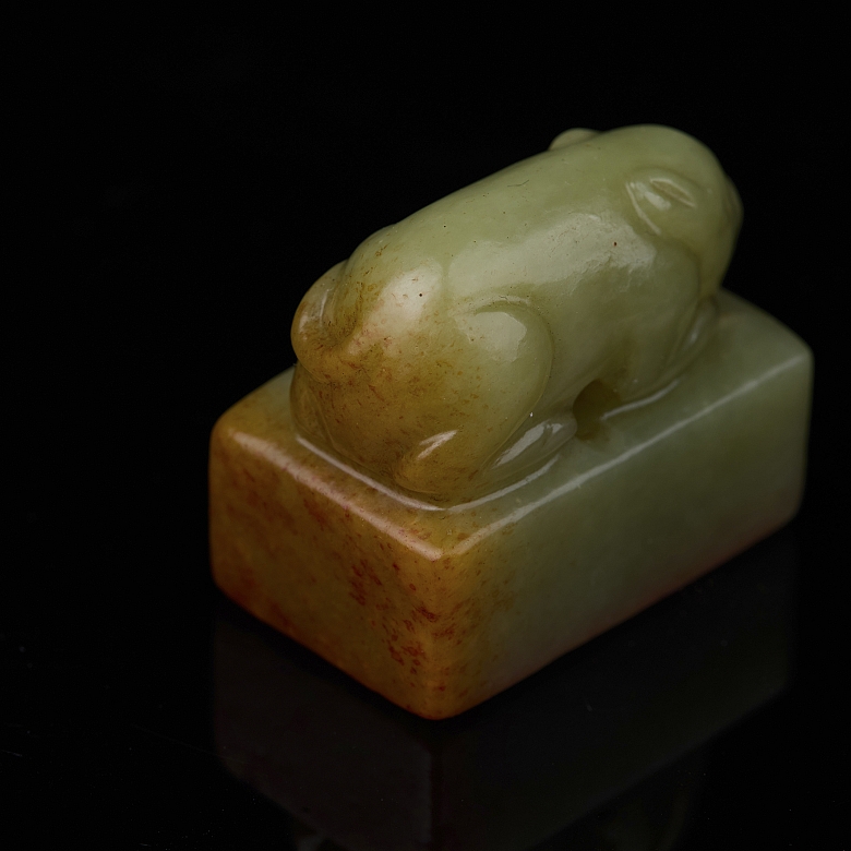 Sello de jade amarillo