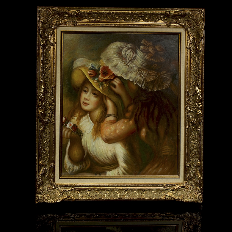 Reproducción de la obra de Pierre-Auguste Renoir 