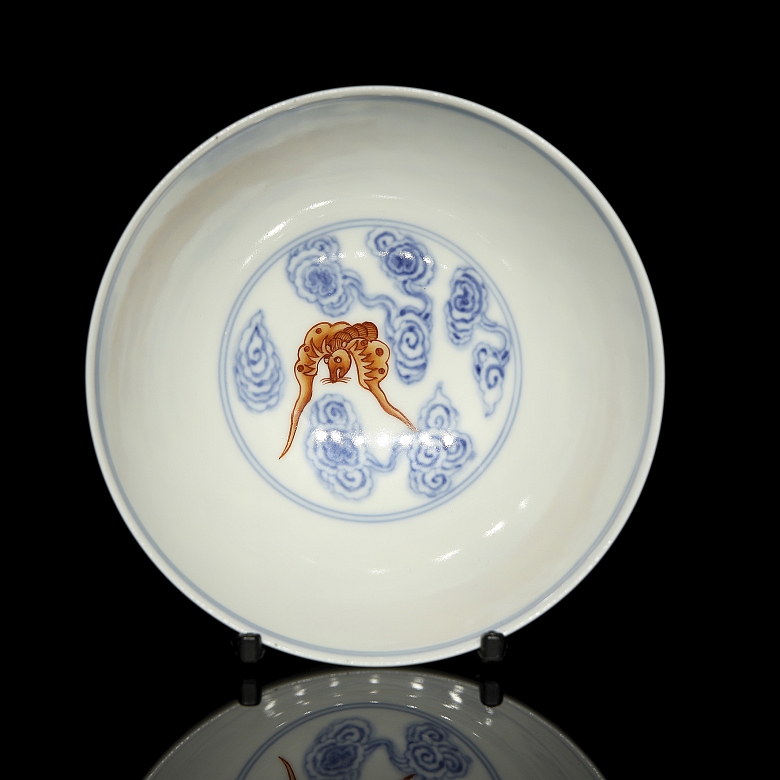 Cuenco de porcelana esmaltada