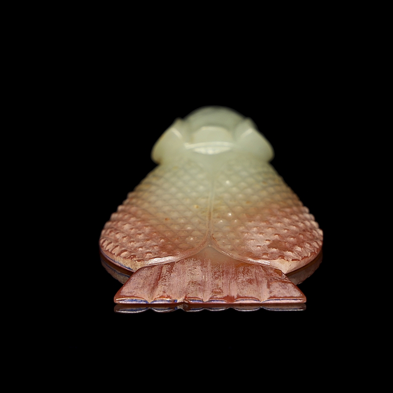 Carved jade figure ‘Bat’, Han dynasty - 2