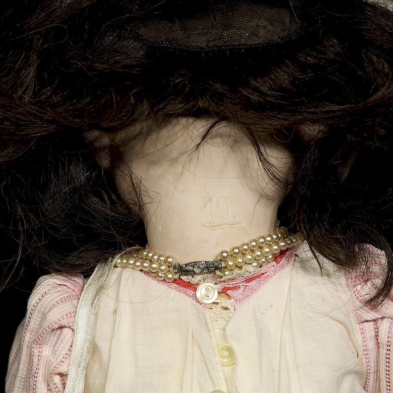 Muñeca de porcelana, Francia, pps. s.XX