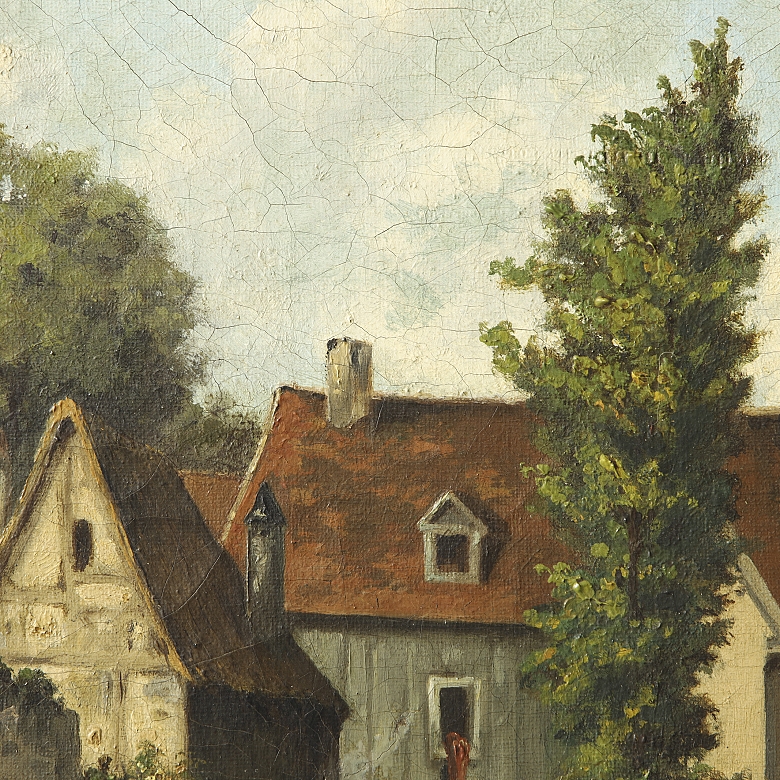 C. Bark (19th-20th century) ‘Village Corner’