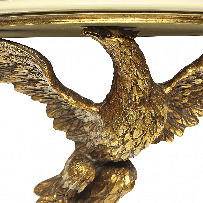 Gilded wooden corbel “Eagle,” 20th century