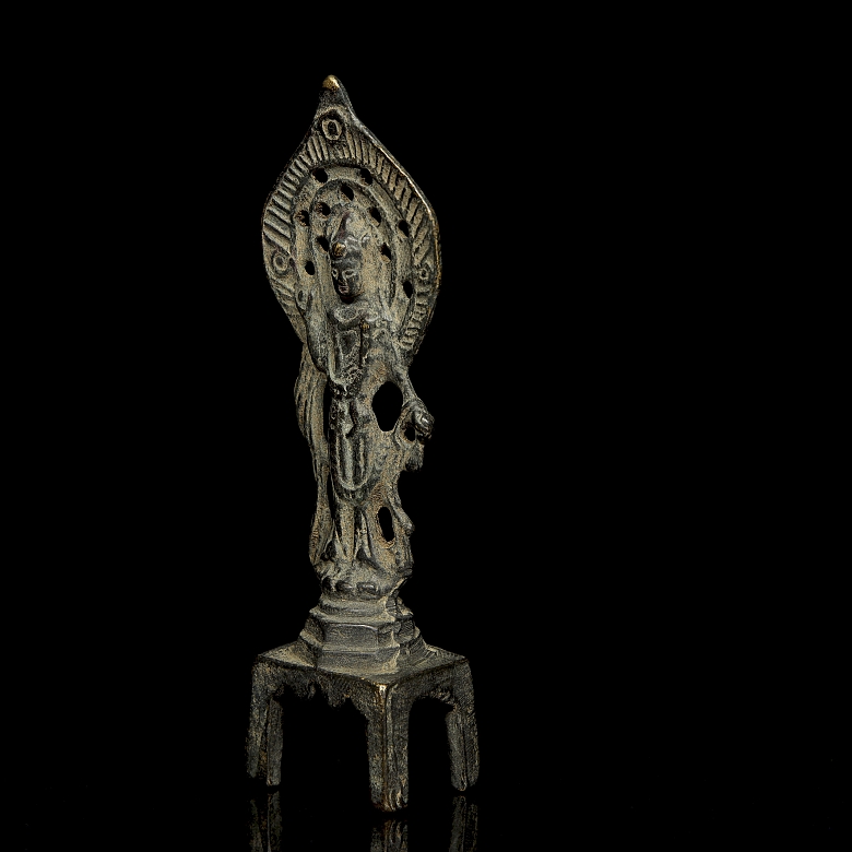 Figura de bronce 