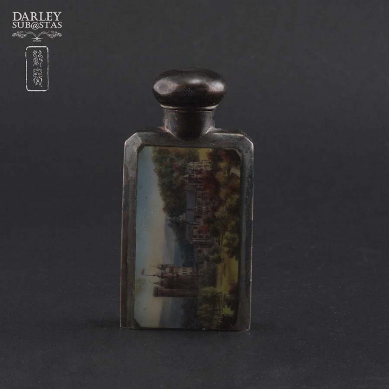 Botella plata inglesa SXIX