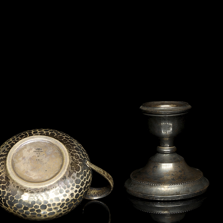 银油灯与银烛台，20世纪