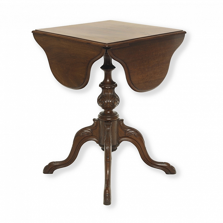 Folding side table, 20th century