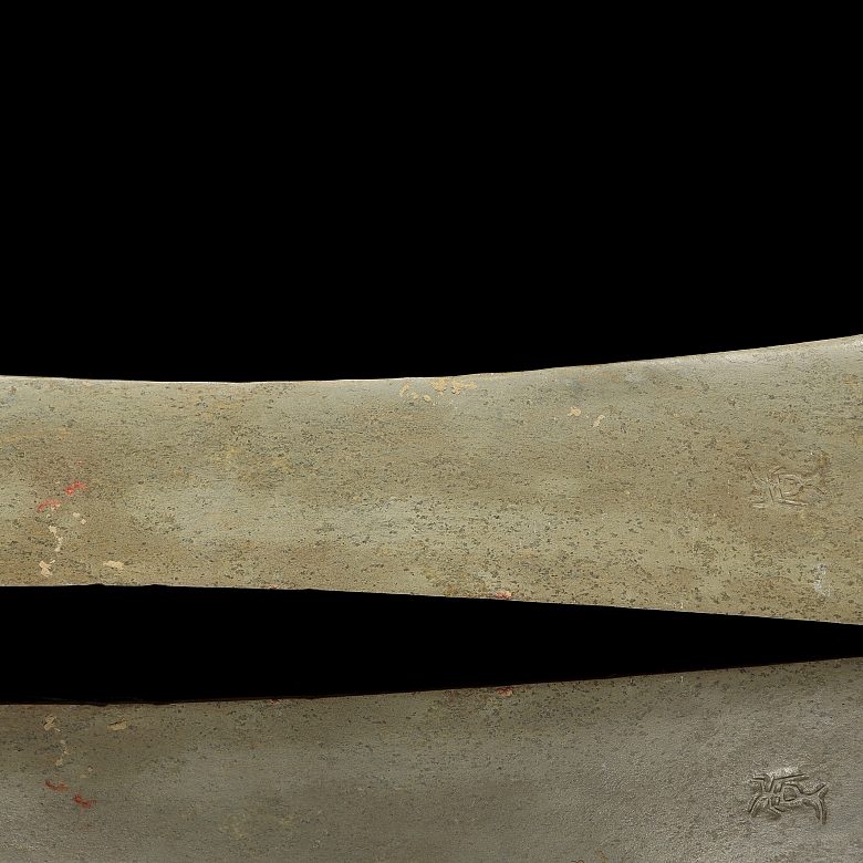 Hoja ceremonial de jade