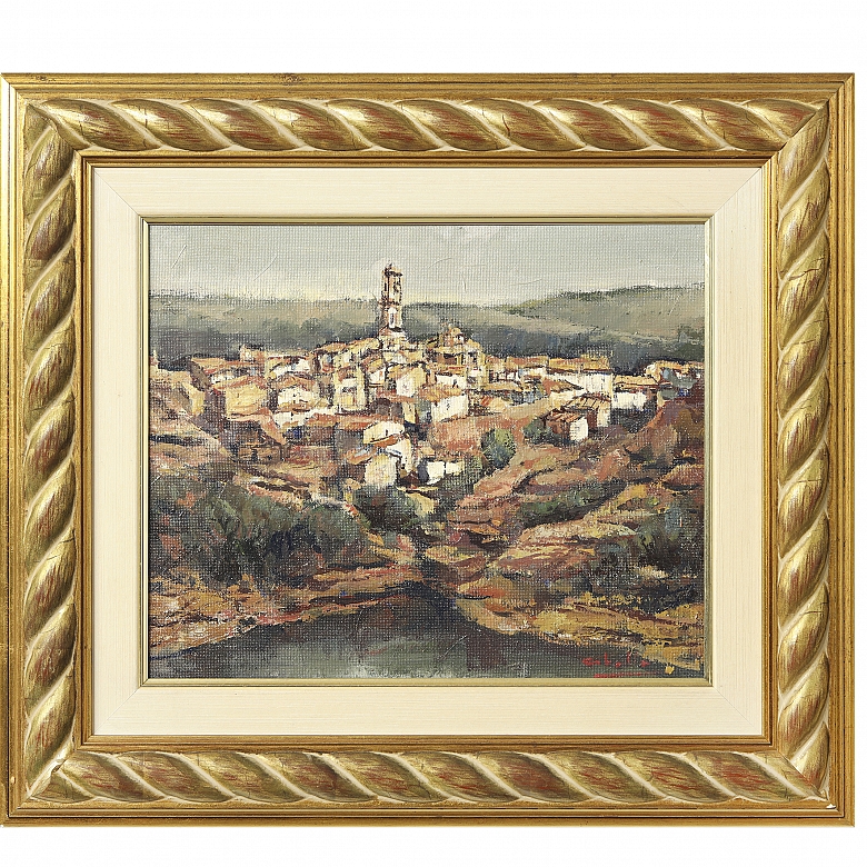 Juan José Abella Rubio (1944) “Views of the village”