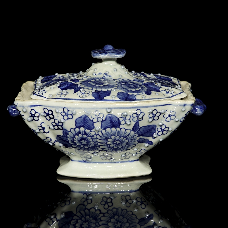 Recipiente de porcelana esmaltada