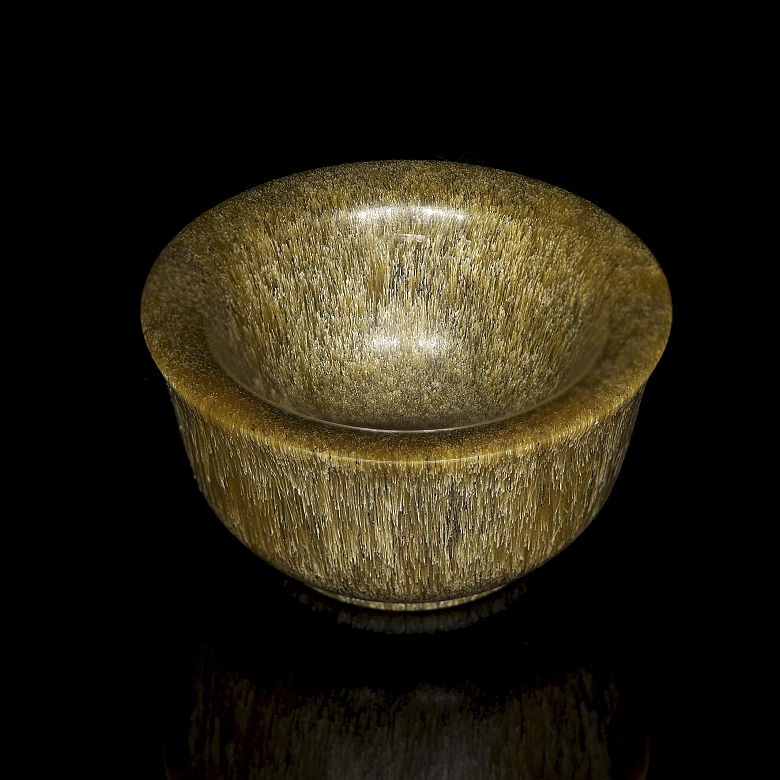 Cuenco de asta tallada, s.XX - 3