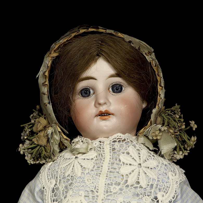 Muñeca de porcelana clásica, Alemania, pps. s.XX