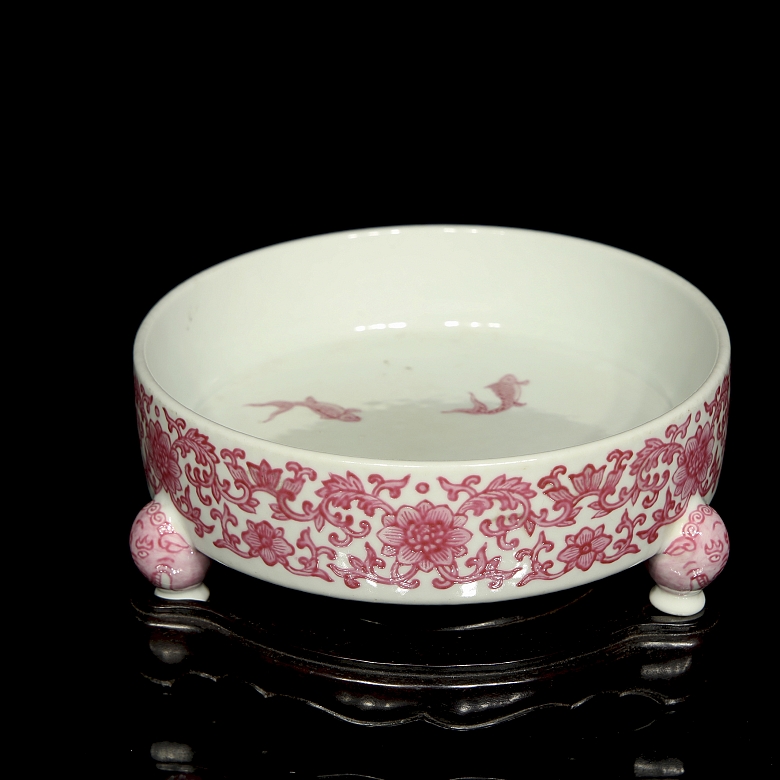 Recipiente de porcelana esmaltada