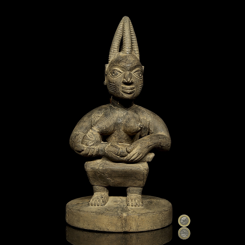 Yoruba Figure ‘Motherhood’, Nigeria, 20th century - 5
