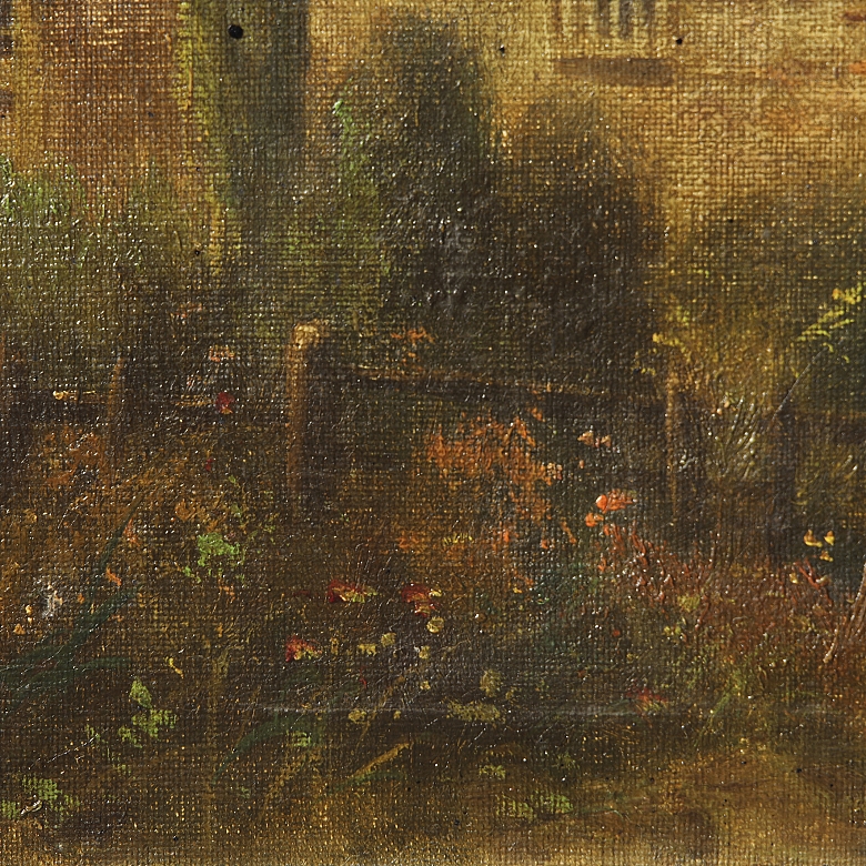 Frans Ros (1883–1968) ‘Path at Sunset’