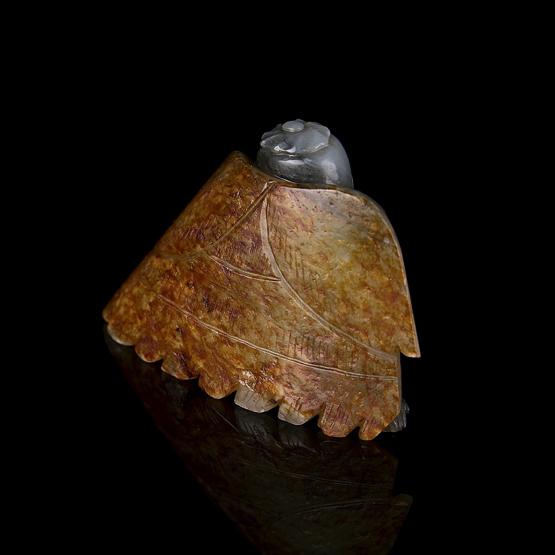 Hetian jade carved figure ‘Fisherman’, Qing dynasty