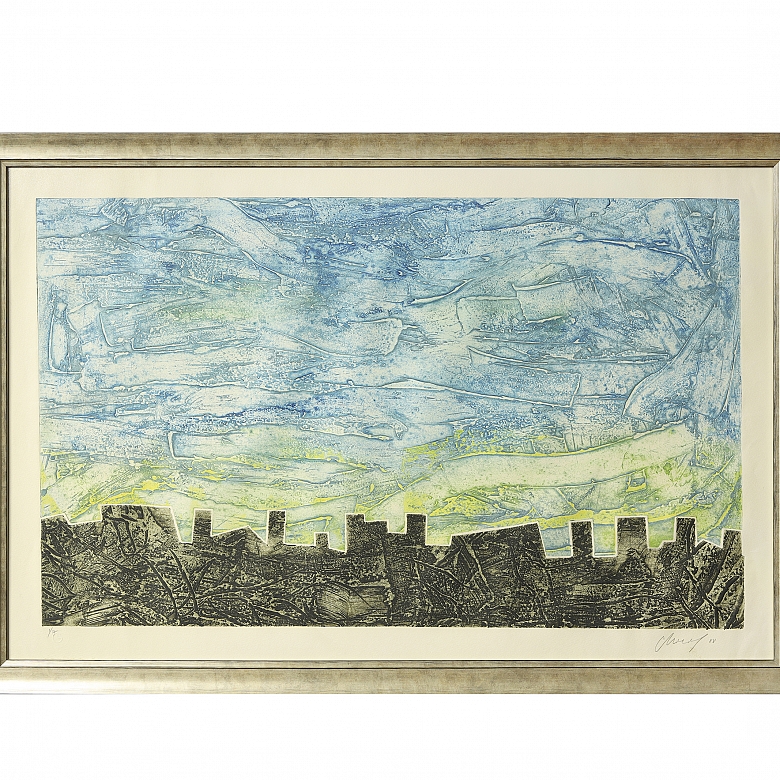 Eduardo Roca Salazar, ‘Choco’ (1949) ‘Urban Landscape’, 1988 - 5