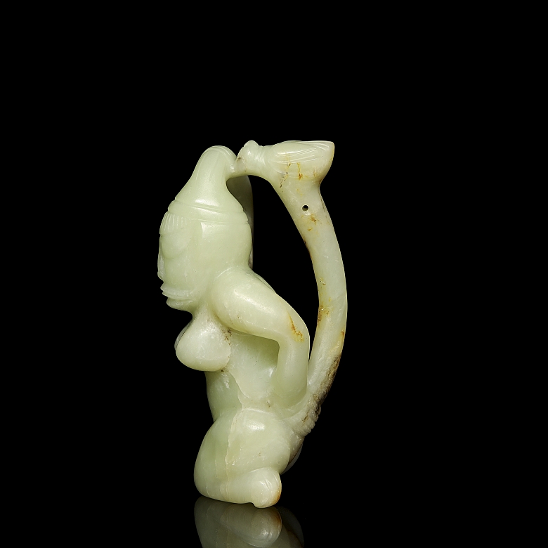Figura de jade tallado