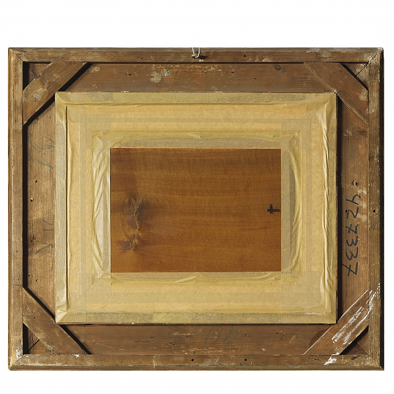 Jose Lupiañez y Carrasco (1864-1933) ‘Washerwomen on the Bridge of Segovia’