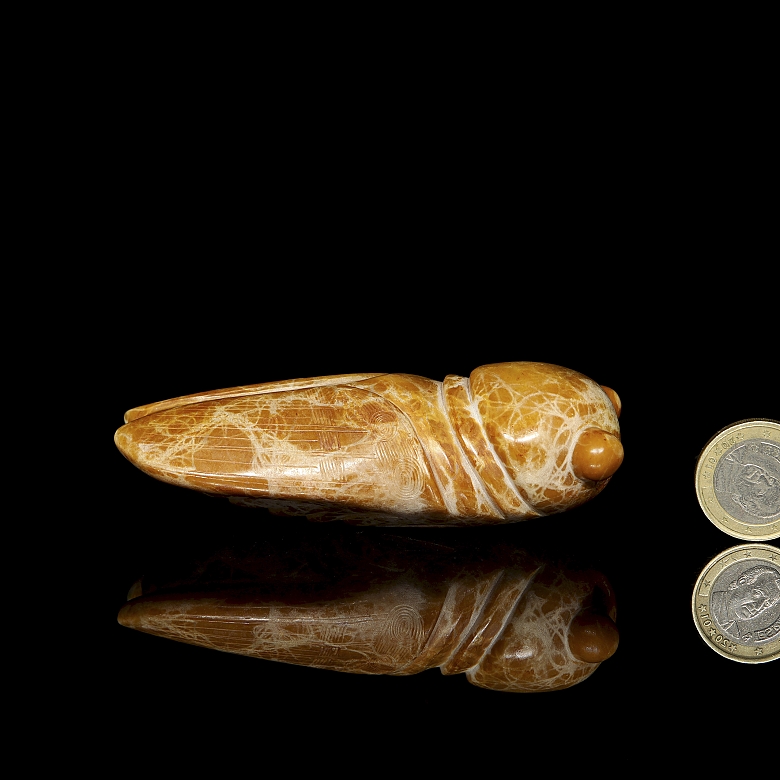 Figura de jade tallado 