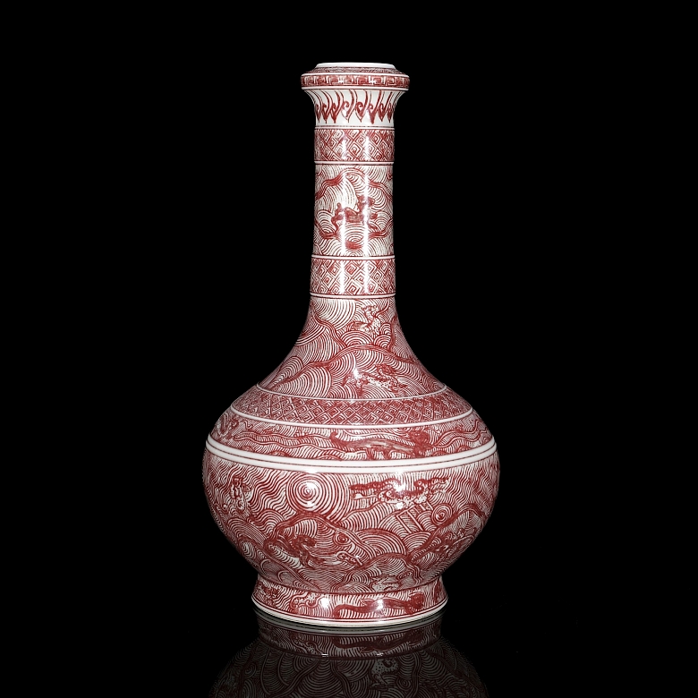 Jarrón de porcelana 