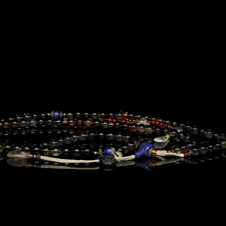 Chaozhu de cuentas de colores, dinastía Qing