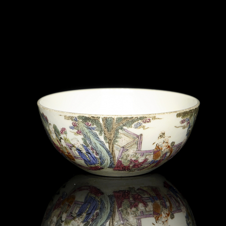 Cuenco de porcelana esmaltada