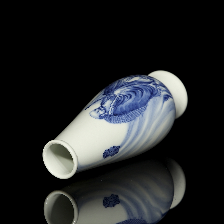 Jarrón de porcelana esmaltada 