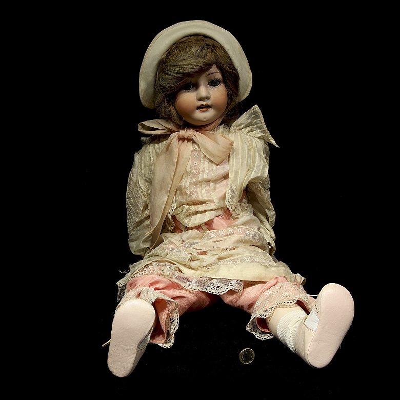 Muñeca de porcelana, 302, Alemania (ca. 1890-1920)
