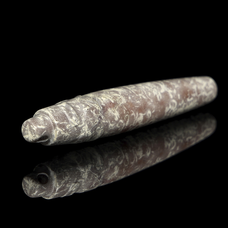 Colgante de jade tallado, cultura Liangzhu