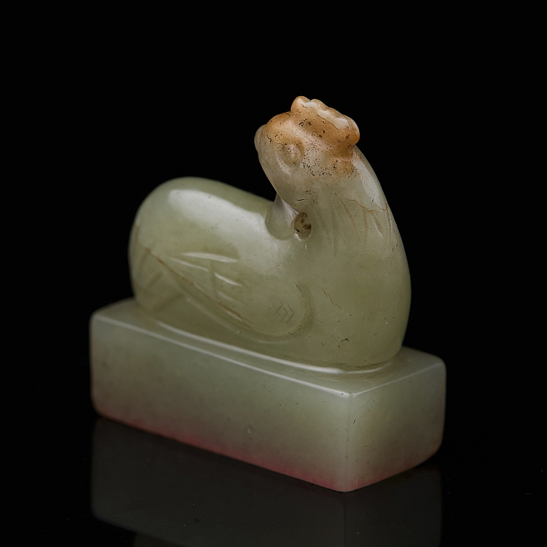 Sello de jade amarillo