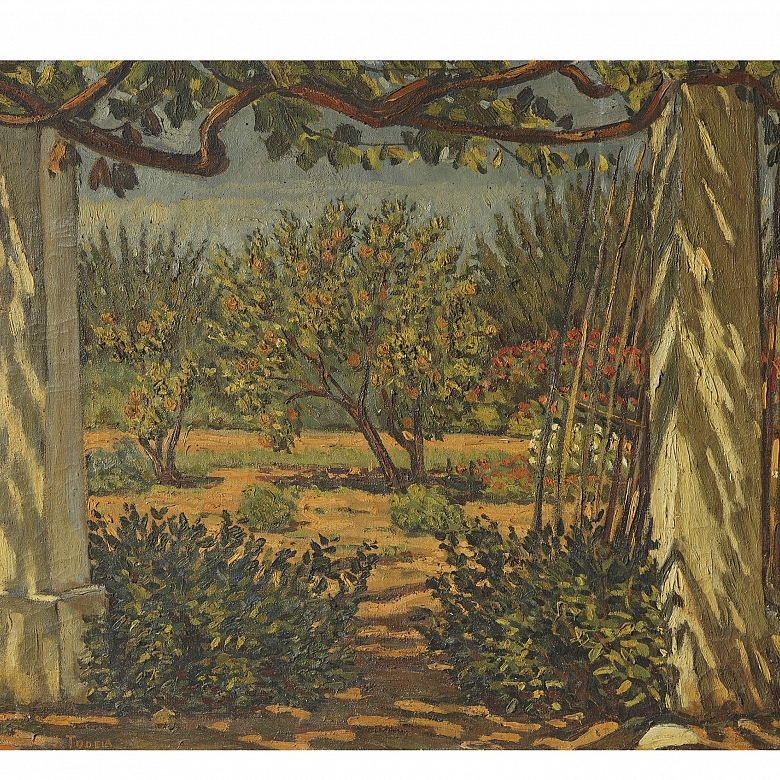 Joaquín Tudela y Perale (1892–1970) ‘Sunrise from the porch’