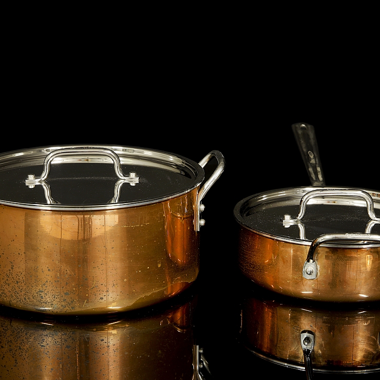 Cuisinart copper cookware set, 20th century - 4