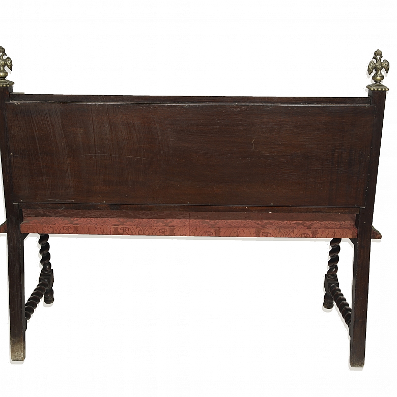 Banco de madera noble, s.XIX