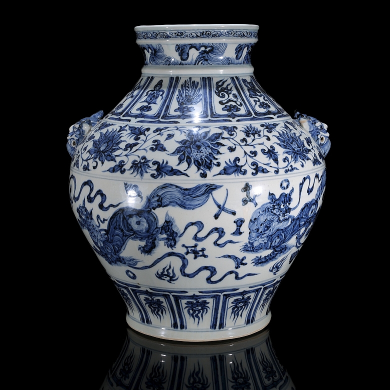 Jarrón de porcelana 
