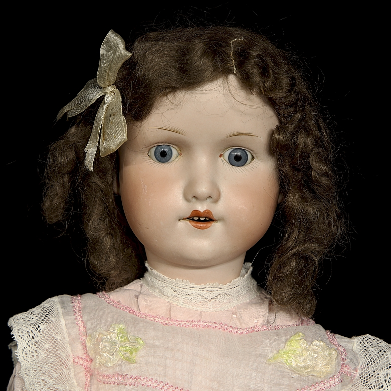 Muñeca de porcelana Max Oscar Arnold / Welsch, Alemania, pps. s.XX