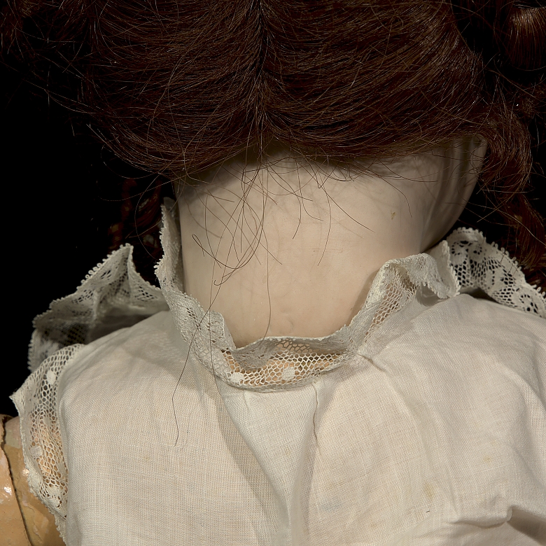 Muñeca de porcelana, Europa, ca. 1885-1898
