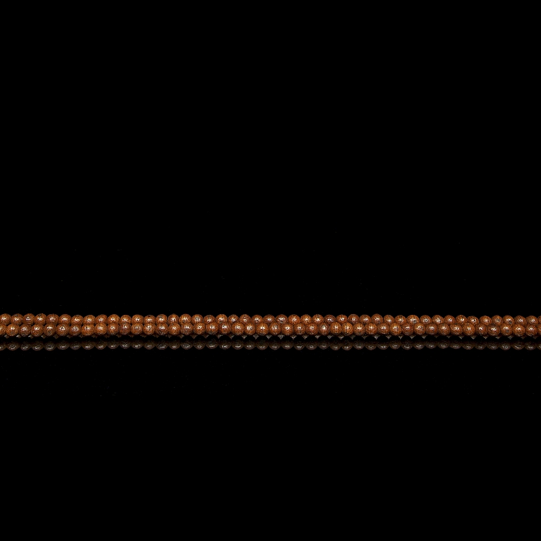 Mala de ciento ocho cuentas de semilla, s.XX