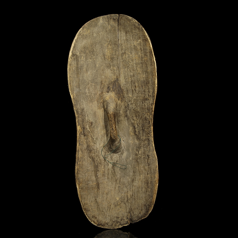 Escudo ceremonial, cultura Songye, R.D. del Congo, s.XX