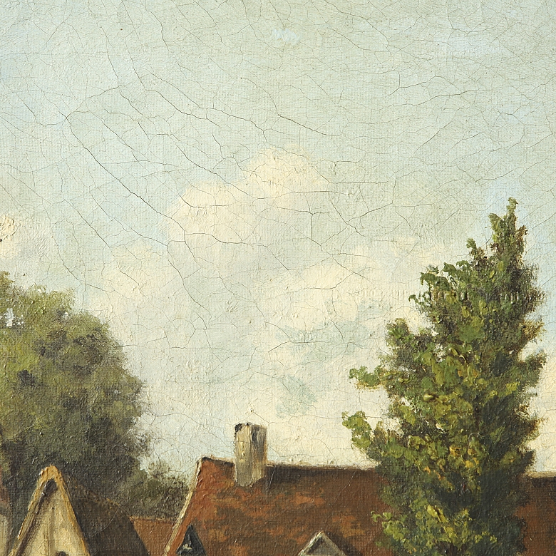 C. Bark (19th-20th century) ‘Village Corner’