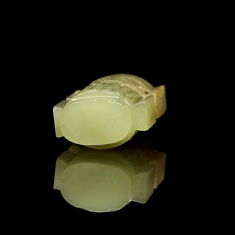 Colgante de jade amarillo