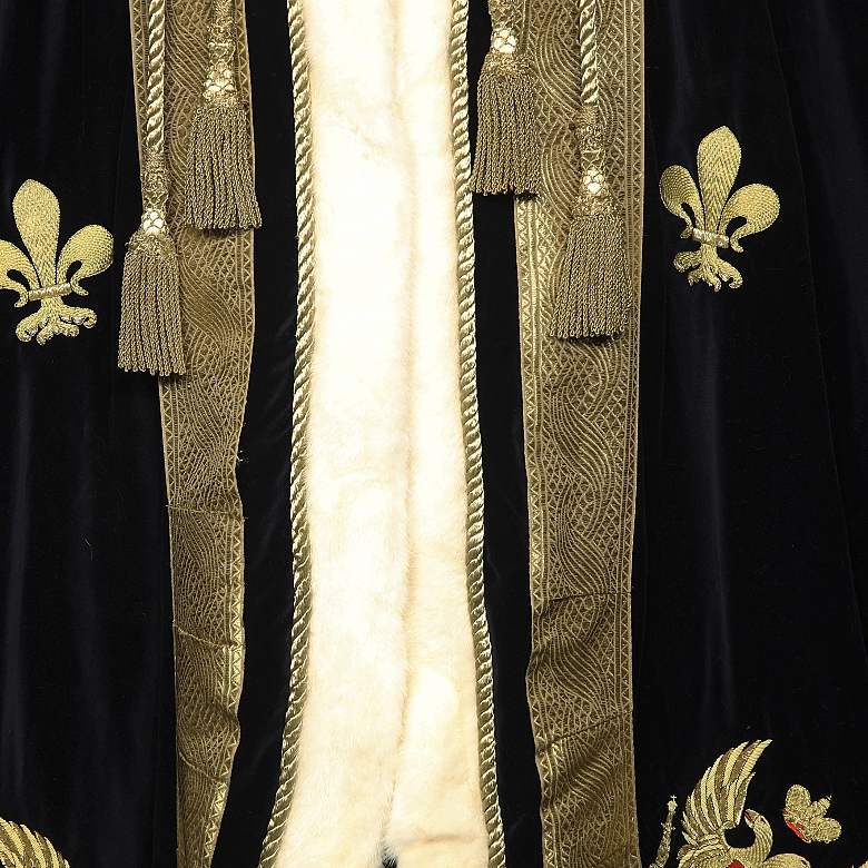 Ceremonial cloak with double-headed eagle, 20th century