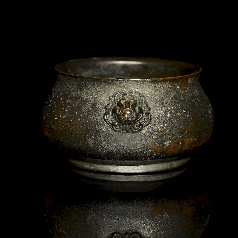 Incensario de bronce 